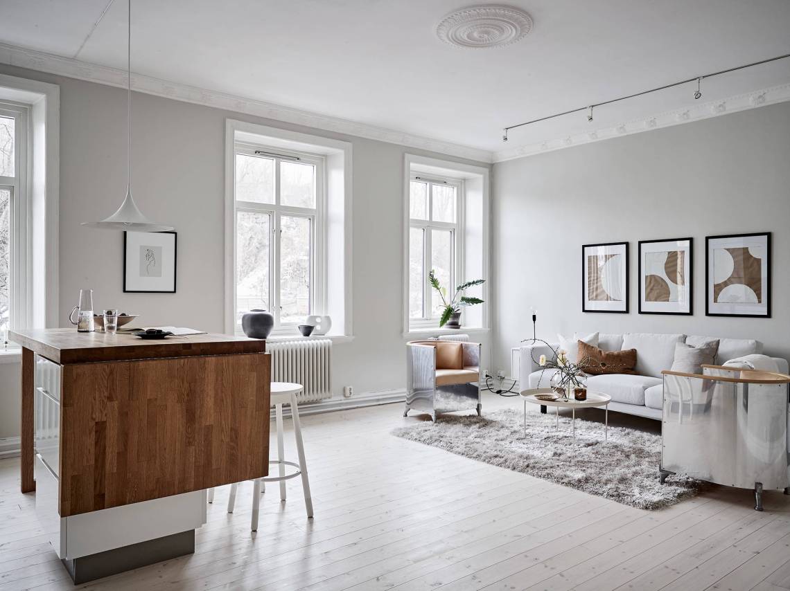 A warm greige home - via Coco Lapine Design blog