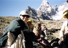 Dr. Gross at Saddle of Ausangate Peru