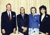 Embassador Roy Huffington, Lord and Lady Mountbatten and Dr. Gross