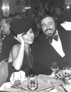 Dr. Gross and Luciano Pavarotti