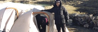 Dr. Gross trekking in Peru