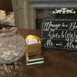 Handwritten wish box at Toronto wedding