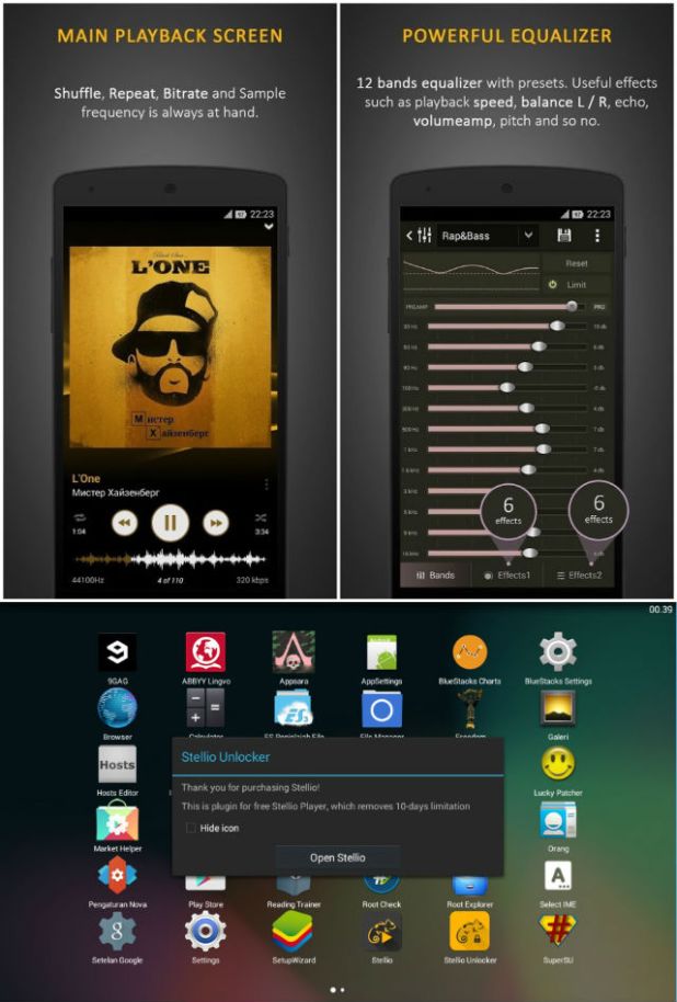 Stellio Music Player mod