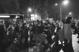 Ankunft Flüchtlinge in Schönefeld
