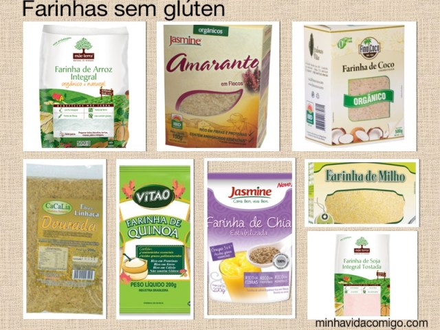 Farinhas sem gluten