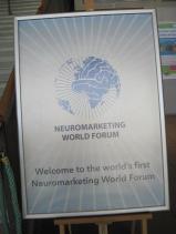 Poster of the first Neuromarketing World Forum
