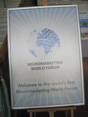 Poster of the first Neuromarketing World Forum