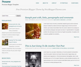 Prosume-Blogger-Template