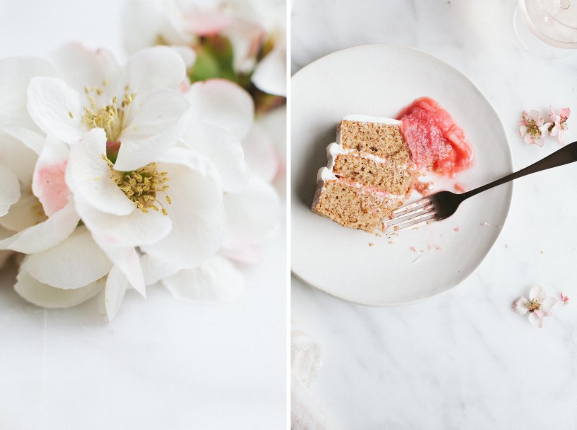 Almond Cake with Rhubarb // NotWithoutSalt.com