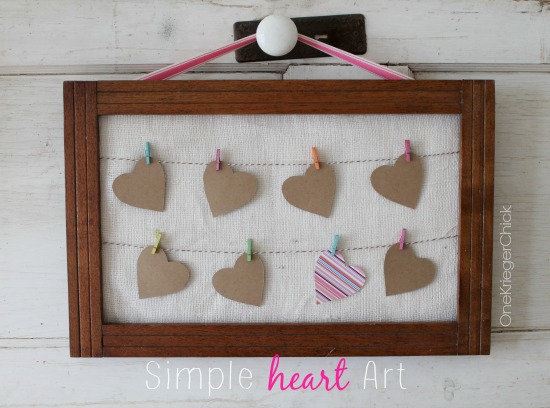 Simple Heart Art in 15 minutes!