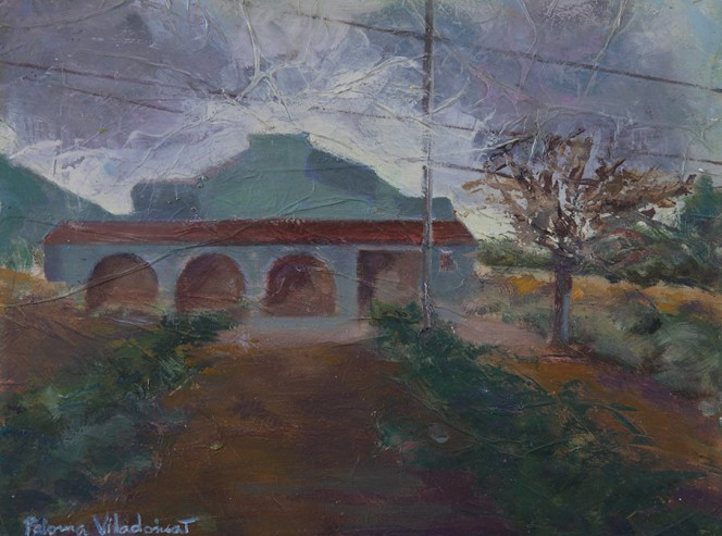 'Paisaje con viñedo'