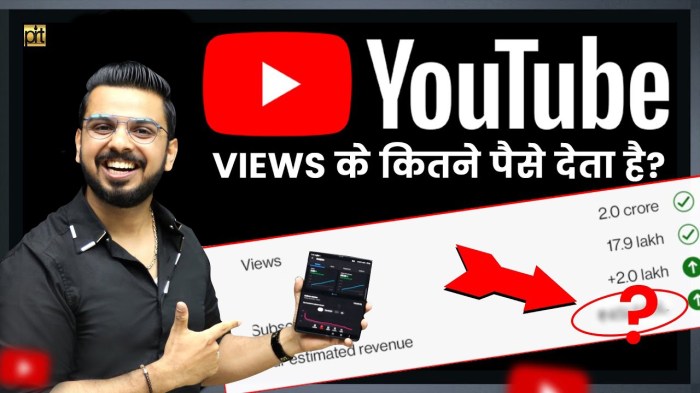 Cara hitung penghasilan youtube