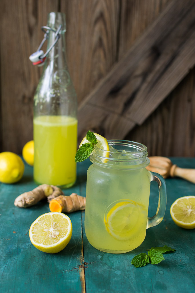 Sparkling Ginger Turmeric Lemonade Reclaiming Yesterday