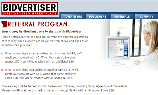 Bidvertiser Referral Program