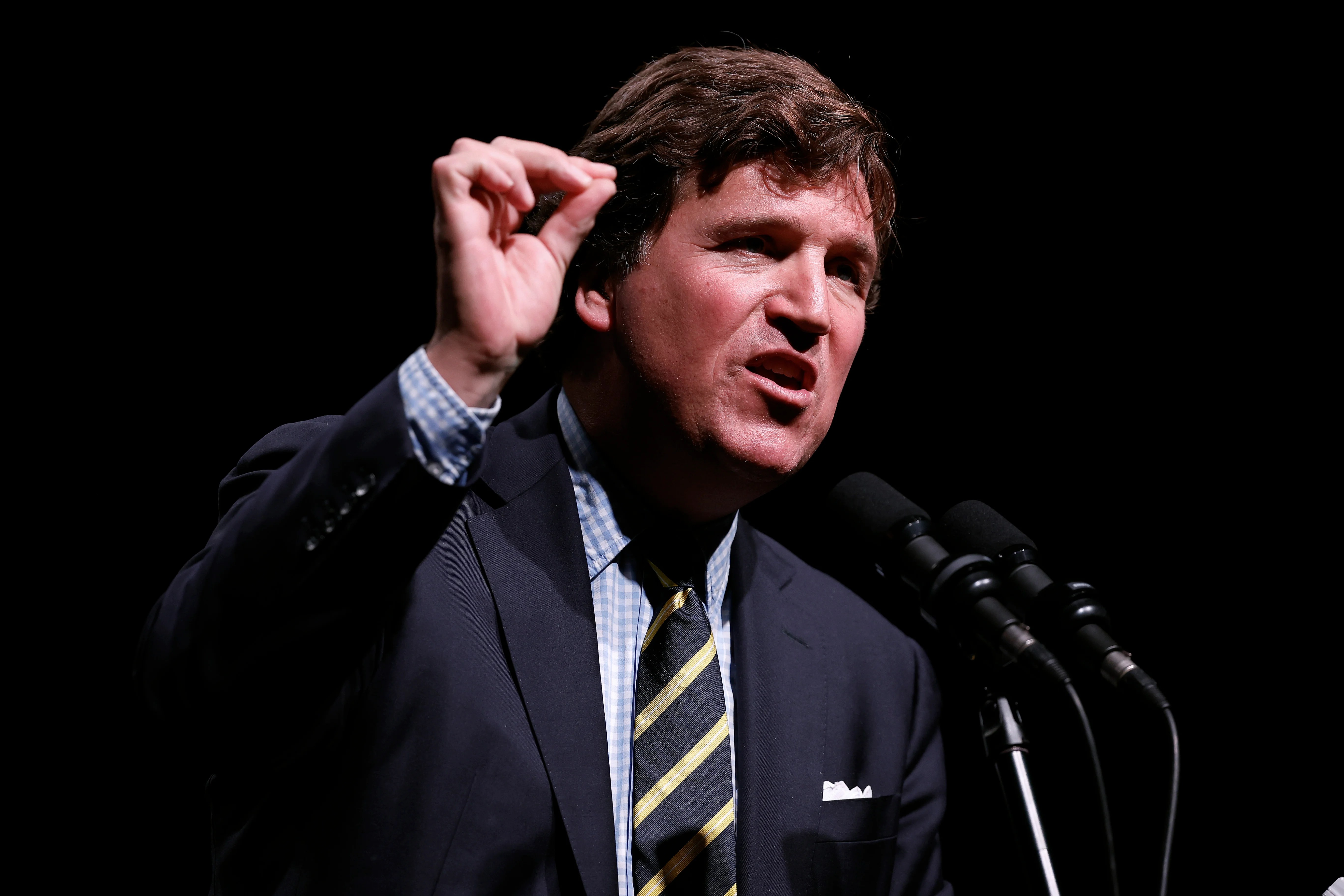 Tucker Carlson’s two word response to Trump’s Iran-Israel ceasefire announcement Tucker Carlson’s two word response to Trump’s Iran-Israel ceasefire announcement