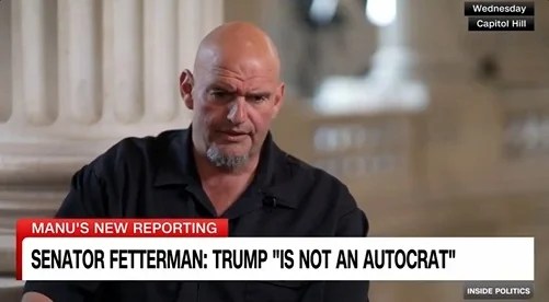 ‘Not an autocrat’: Fetterman warns Democrats must be nicer to Trump ‘Not an autocrat’: Fetterman warns Democrats must be nicer to Trump