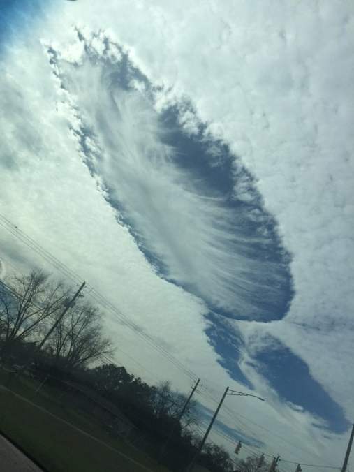 hole punch cloud, Fallstreak hole, hole punch cloud alabama, hole punch cloud Louisiana, hole punch cloud Mississippi, hole punch cloud dec 2015, Fallstreak hole dec 2015, hole punch cloud alabama dec 2015, hole punch cloud Louisiana dec 2015, hole punch cloud Mississippi dec 2015