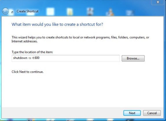 Make Your Computer Shutdown At Given Particular Time