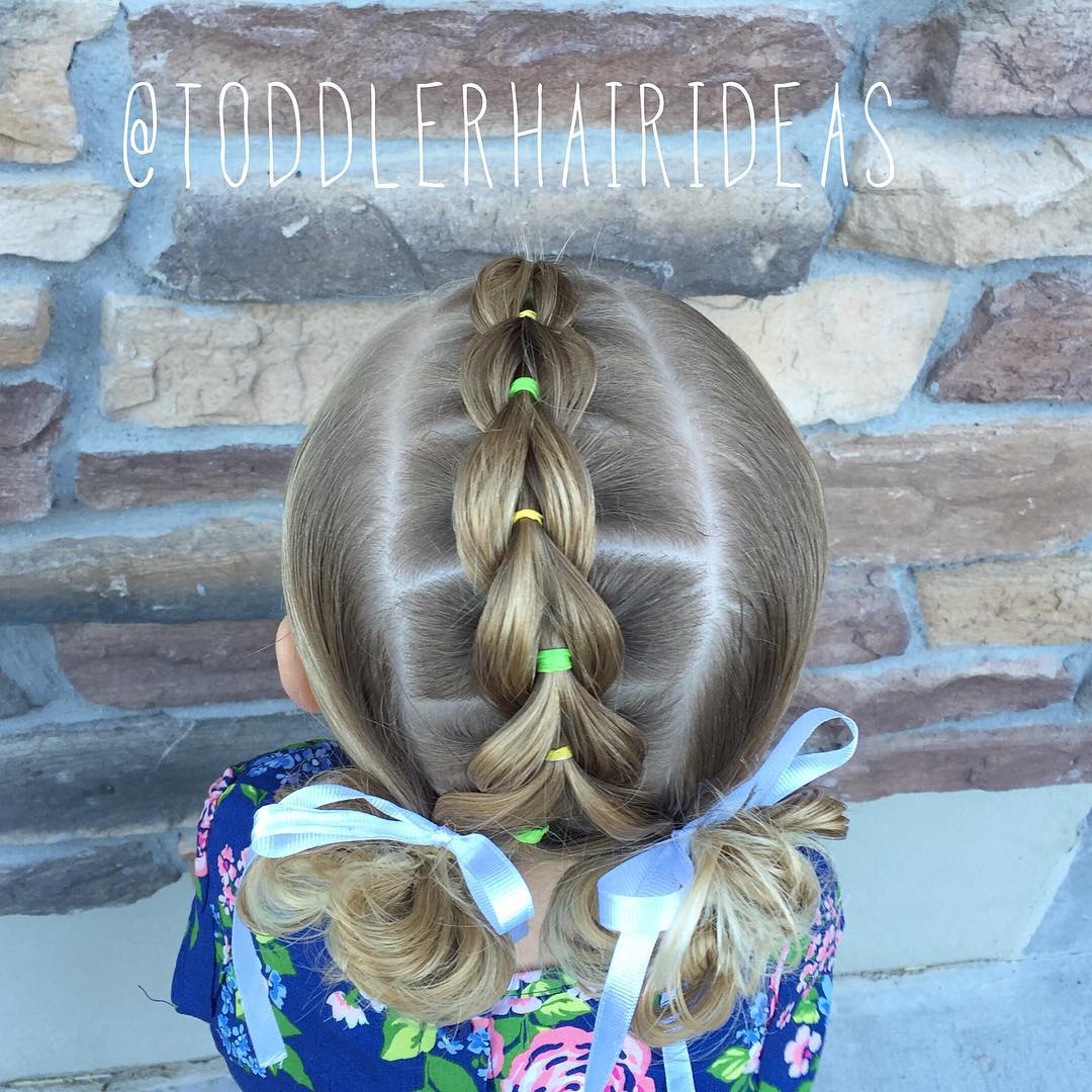 Toddlers Pull Through Braid