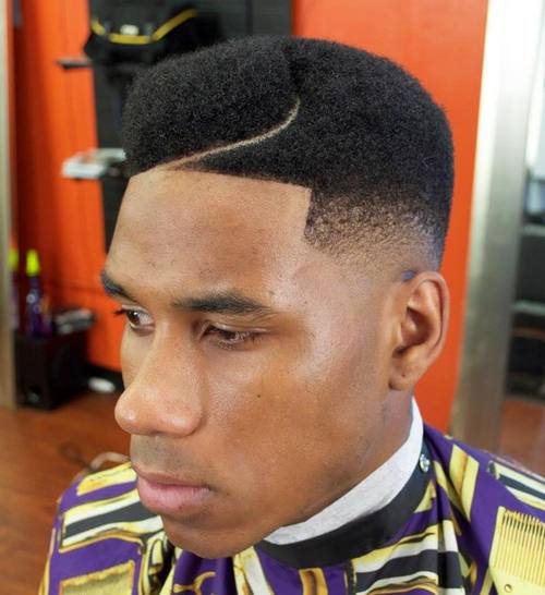 creative high top fade