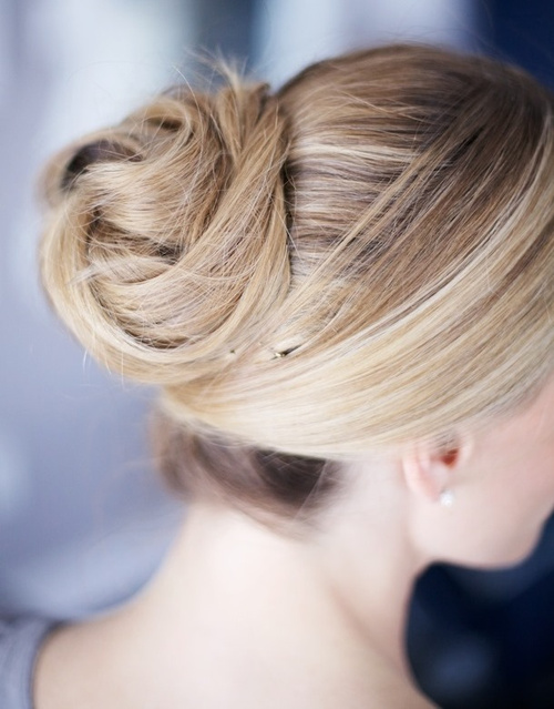 casual and elegant bun