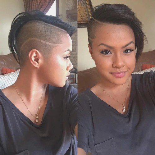 women's mohawk by @ksigua.gif