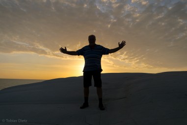 Beim Sonnenuntergang lohnen sich Silhouetten