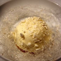 Nuage blanc- Biscuit croquant à la mousse d'amande