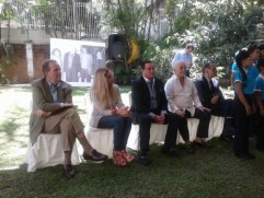 Parte de los presentes en el evento Uslar cumple 110