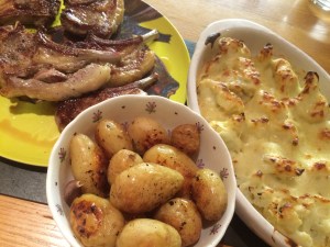 Lamb chops from Lazio