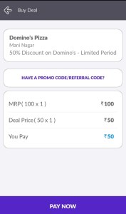 LITTLE DEALS DOMINOS FREE VOUCHER TRICK