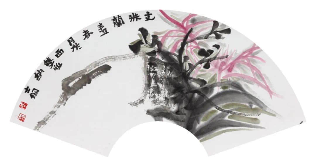 阳光下_大写意绘画展_周士钢