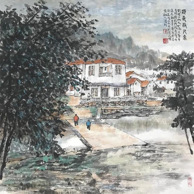 中国现代田园山水画风开创者_浔陌_XunMo