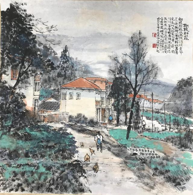 中国现代田园山水画风开创者_浔陌_XunMo