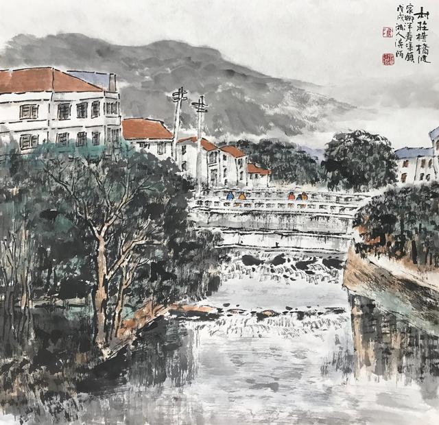 中国现代田园山水画风开创者_浔陌_XunMo