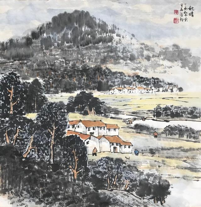 中国现代田园山水画风开创者_浔陌_XunMo