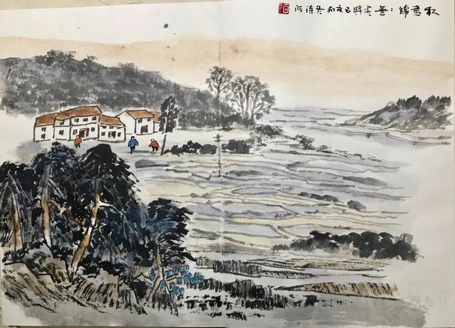 中国现代田园山水画风开创者_浔陌_XunMo