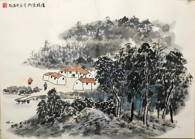 中国现代田园山水画风开创者_浔陌_XunMo