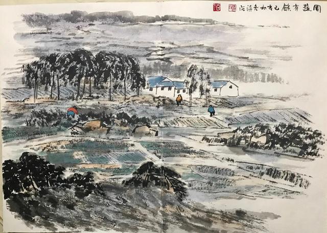 中国现代田园山水画风开创者_浔陌_XunMo