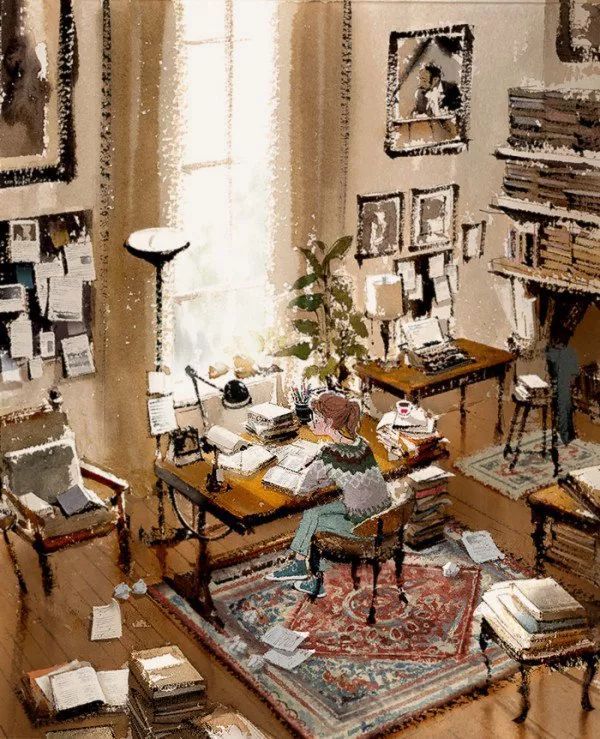 惬意生活插画作品集_韩国插画师_Ji Hyuk Kim