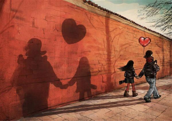 温馨的父爱插画集_乌克兰女艺术家_Snezhana Soosh