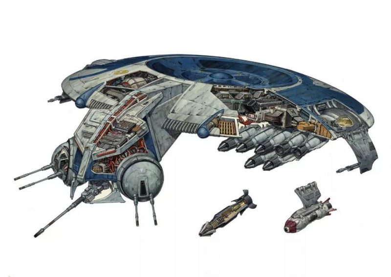 星球大战飞行器内部插画集_英国插画家_Hans Jenssen 星球大战飞行器内部插画集_英国插画家_Hans Jenssen