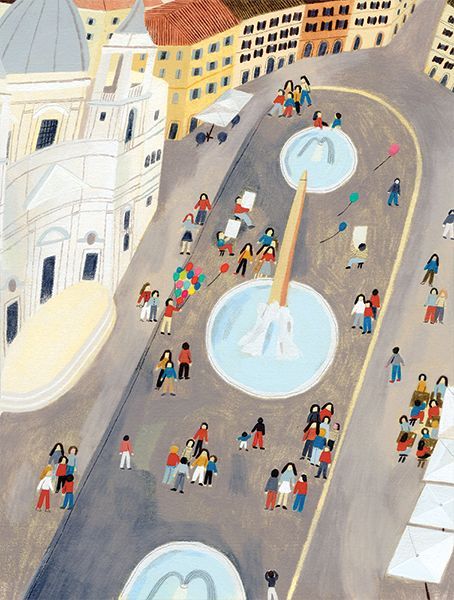 建筑师眼里的暖心插画集_罗马建筑师_Beatrice Cerocchi 建筑师眼里的暖心插画集_罗马建筑师_Beatrice Cerocchi