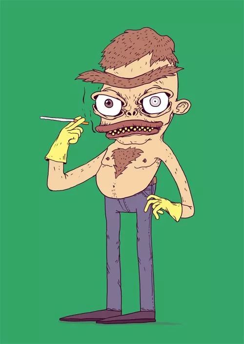 谷歌办公室悬挂的海报_俄罗斯插画师_Ilya Kazakov