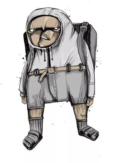 谷歌办公室悬挂的海报_俄罗斯插画师_Ilya Kazakov