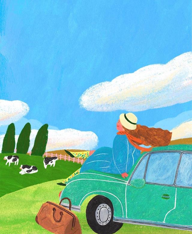 插画作品欣赏_韩国插画师KANG HAN