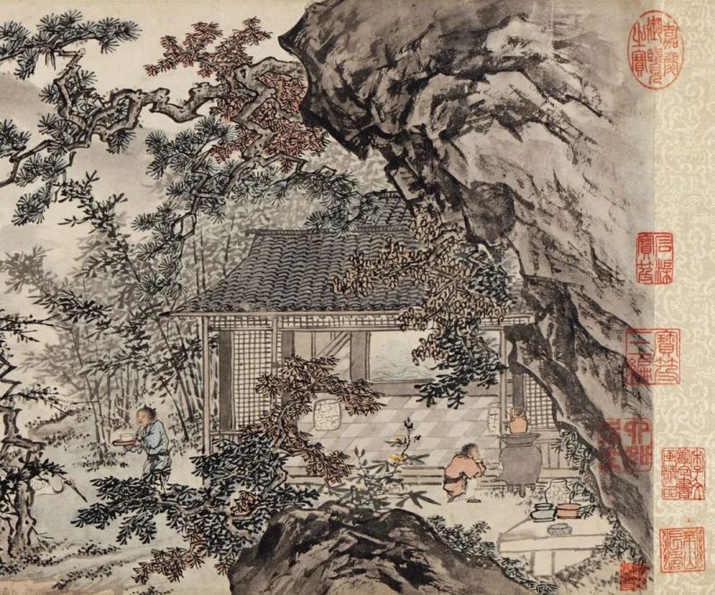 北京保利拍卖_尽道江南春色好_山花含笑柳舒眉