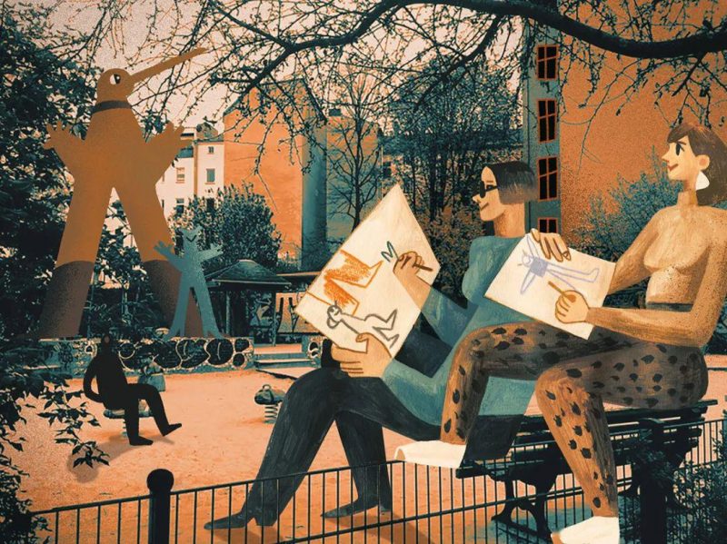 速写作品欣赏_俄罗斯插画师_Katerina Voronina