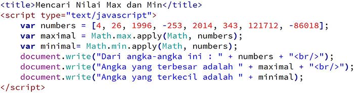 Rumus Max If untuk Mencari Nilai Terbesar dan Terkecil dengan Kriteria