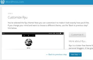 customize wordpress theme - create a wordpress blog
